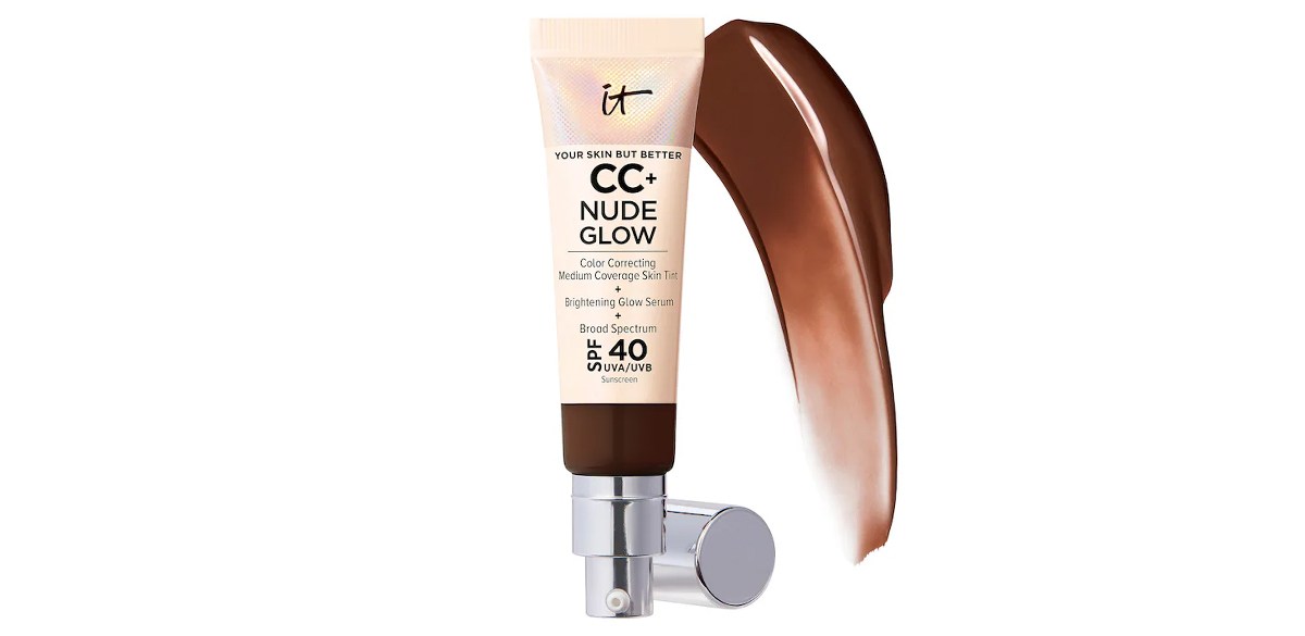 IT Cosmetics CC+ Nude Glow Lightweight Foundation + Glow Serum with SPF 40 and Niacinamide