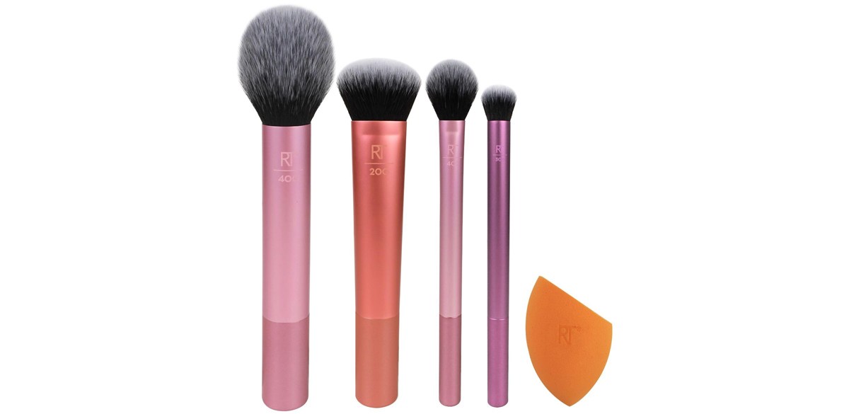 Real Techniques 5-Piece Everyday Essentials Makeup Brush Set