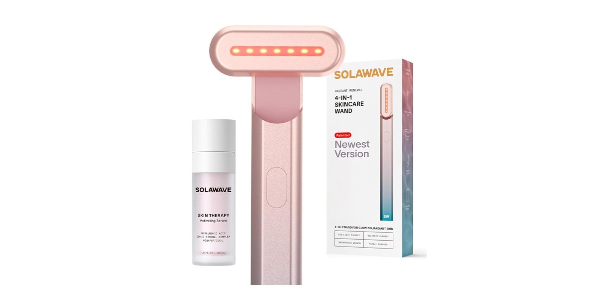 Solawave Red Light Therapy Facial Wand