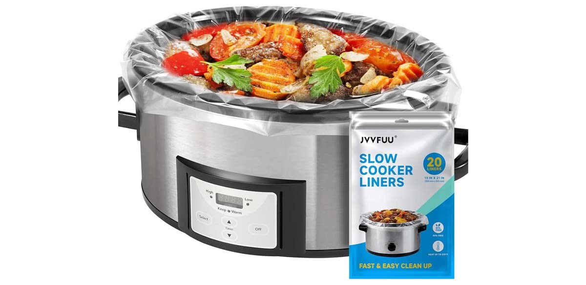 JVVFUU Slow Cooker Liners