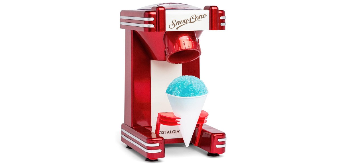 Nostalgia Snow Cone Shaved Ice Machine