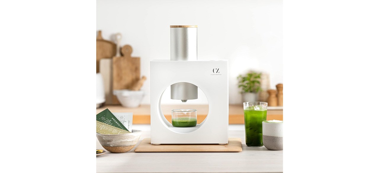 Cuzen Matcha Maker Starter Kit on countertop