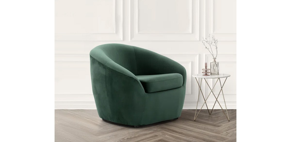 Allmodern Stargazer Upholstered Barrel Chair