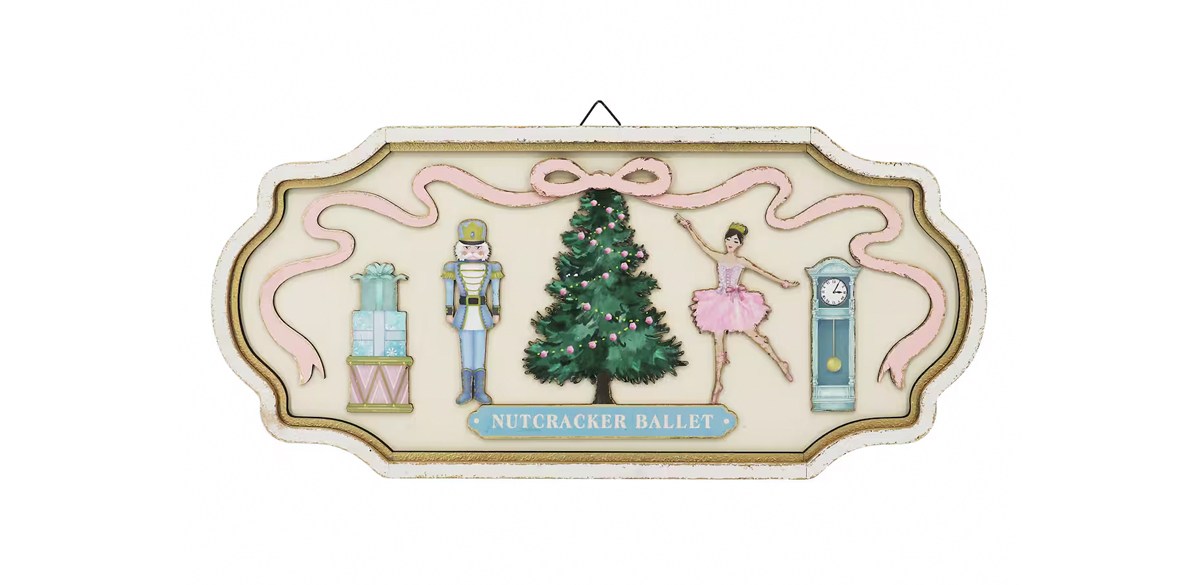 Ashland 21inch Nutcracker Ballet Wall Hanging