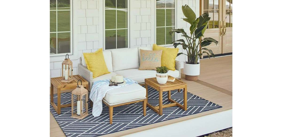 Better Homes & Gardens Outdoor Davenport 5pcs Sofa Lounger