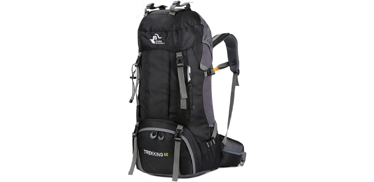 Bseash 60L Waterproof Hiking Camping Backpack