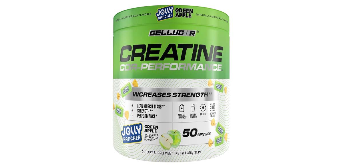 Cellucor Creatine Powder Jolly Rancher Green Apple
