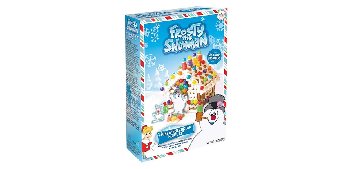 Cookies United Frosty the Snowman Mini Gingerbread House Kit