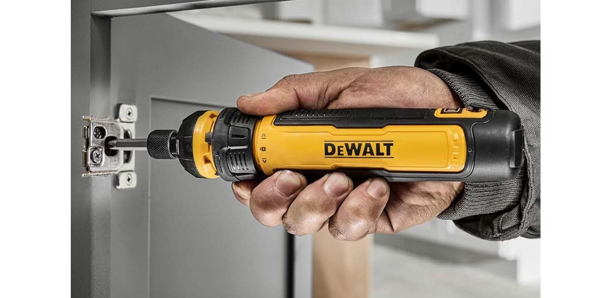 DEWALT Cordless Screwdriver with FLEXDRIVE Control and Screwdriving Bits