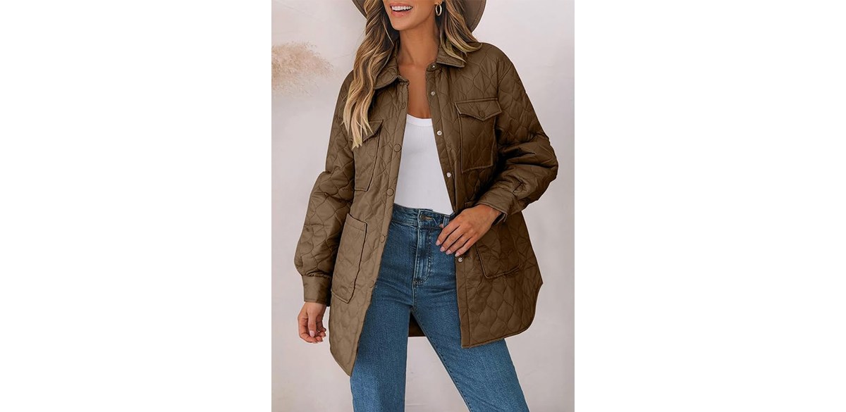 EVALESS Quilted Jackets for Women Lightweight