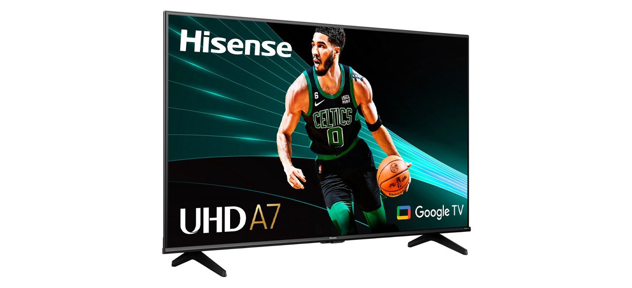 Hisense - 85 inch Class A7 Series LED 4K UHD Smart Google TV on white background