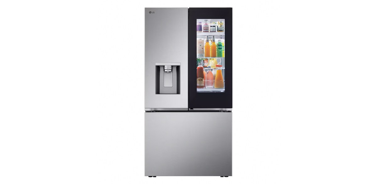 LG InstaView 30.7-cu ft Smart French Door Refrigerato