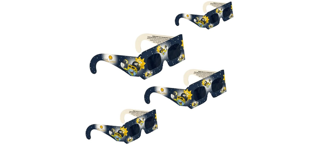 Lunt Solar Systems 4-Pack Junior Size Eclipse Glasses