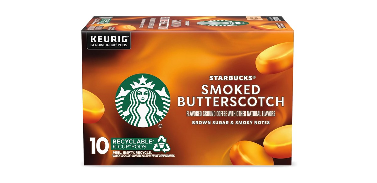 Starbucks K-Cup Coffee Pods, Smoked Butterscotch