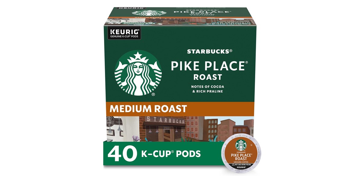 Starbucks Medium Roast K-Cup Coffee Pods