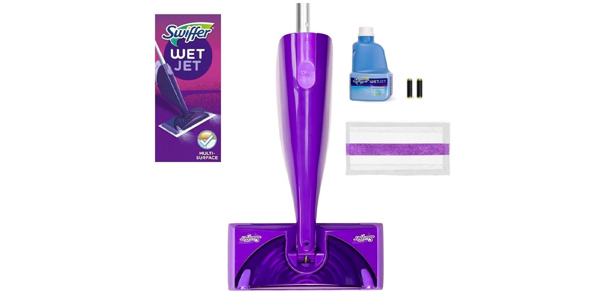 Swiffer WetJet Hardwood and Floor Spray Mop Cleaner Starter Kit