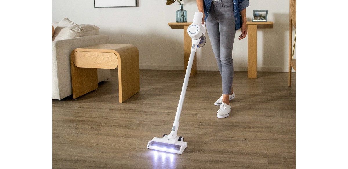 Tineco LiteVak Lightweight Cordless Stick Vacuum with HEPA Filtration and LED Headlight