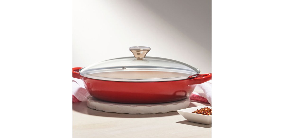 Traditional Braiser with Glass Lid