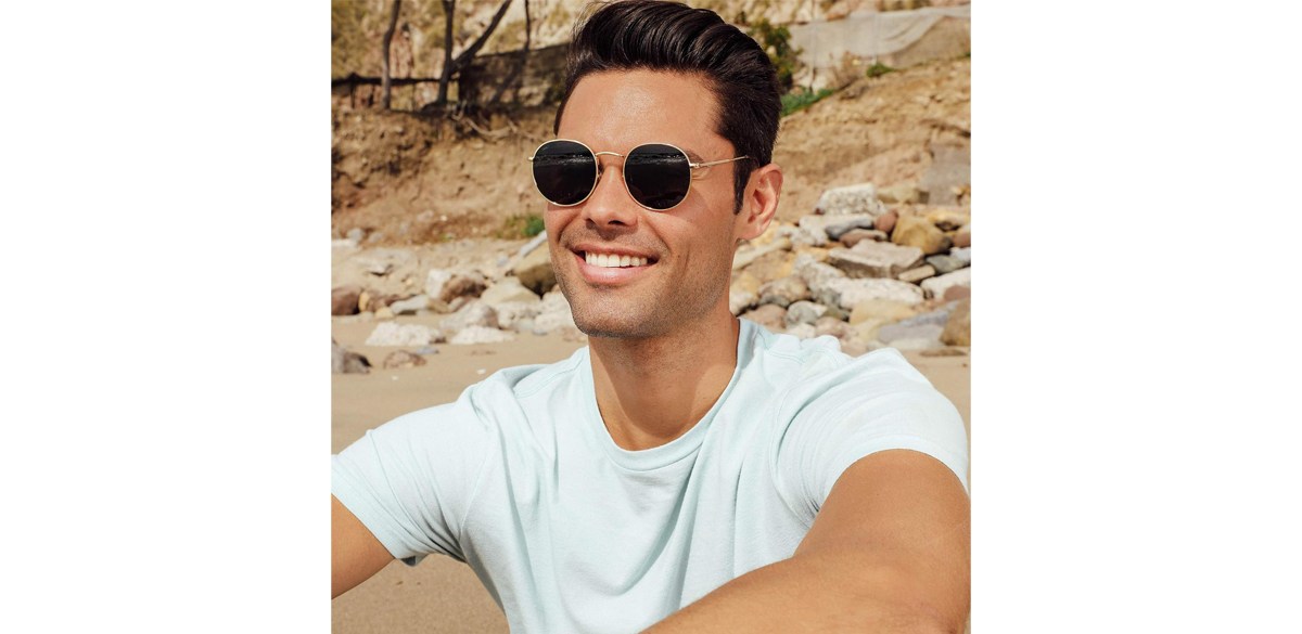 WearMe Pro Reflective Round Sunglasses