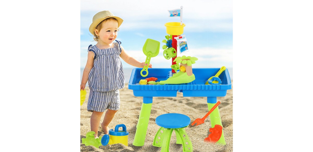 Yexmas Sand and Water Table for Toddlers