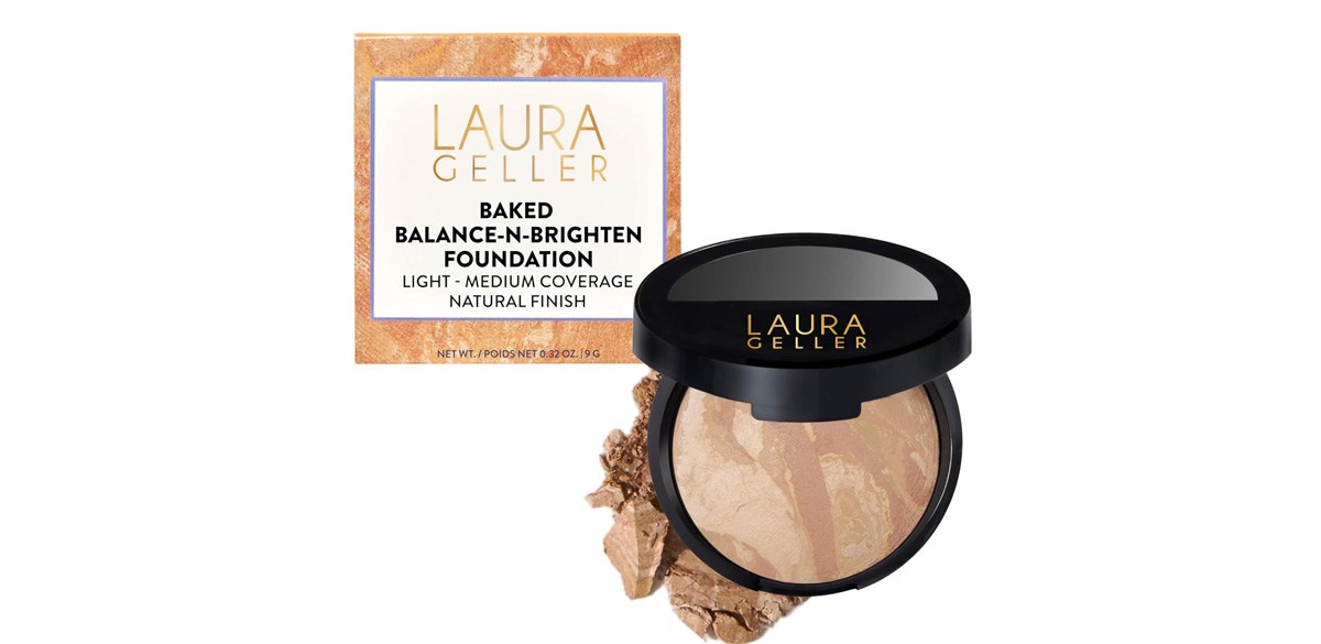 LAURA GELLER Baked Balance-n-Brighten Color Correcting Powder Foundation