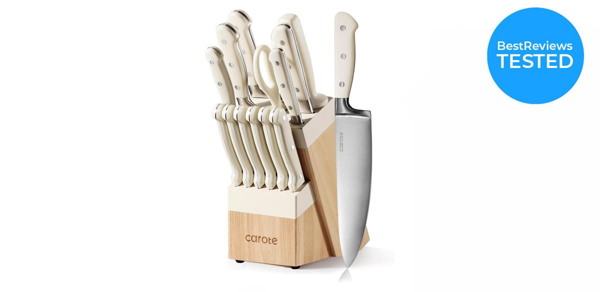 CAROTE 14 Pieces Forged Knife Set