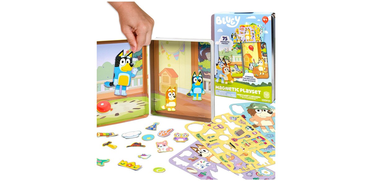 Bluey Magnetic Playset