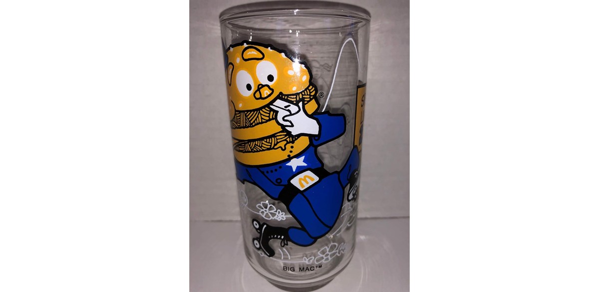 1977 McDonalds Big Mac Glass Tumbler