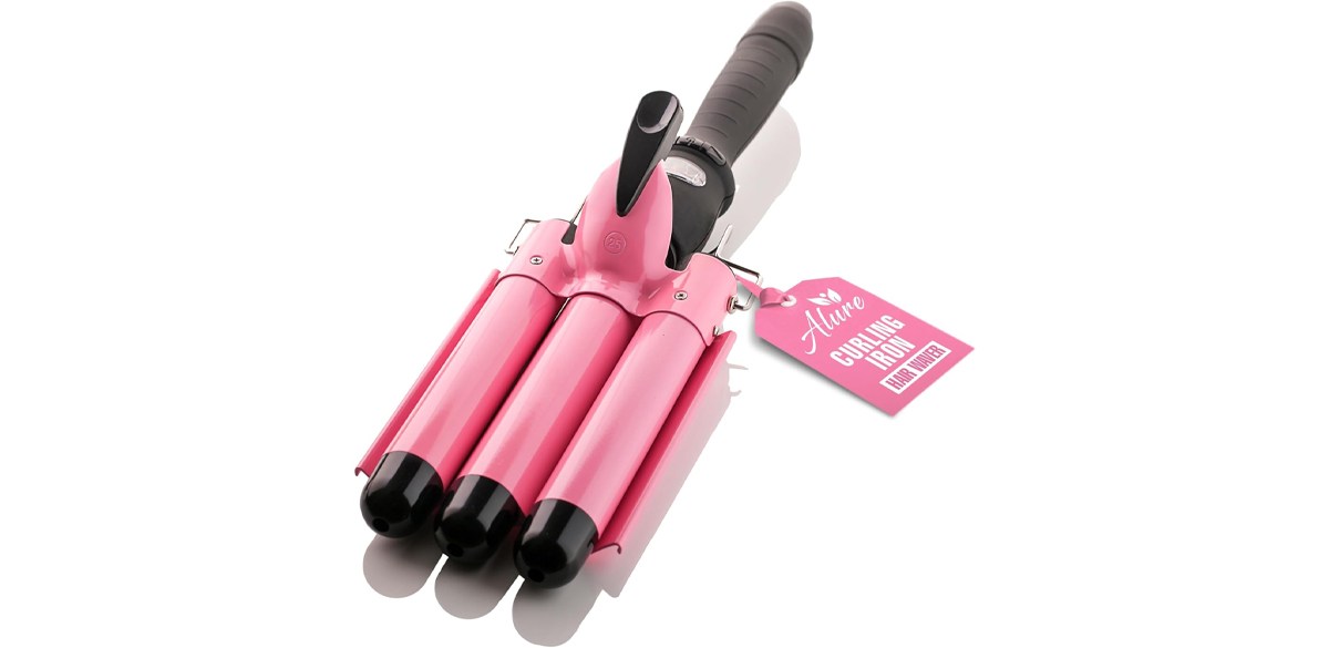 Alure Three-Barrel Curling Iron Wand 51% OFF