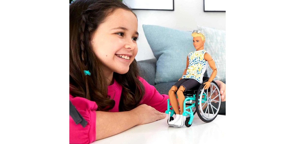 Barbie Ken Fashionistas Doll #167 with Wheelchair & Ramp