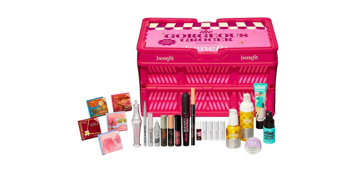 Benefit The Gorgeous Grocer Beauty Advent Calendar Value Set