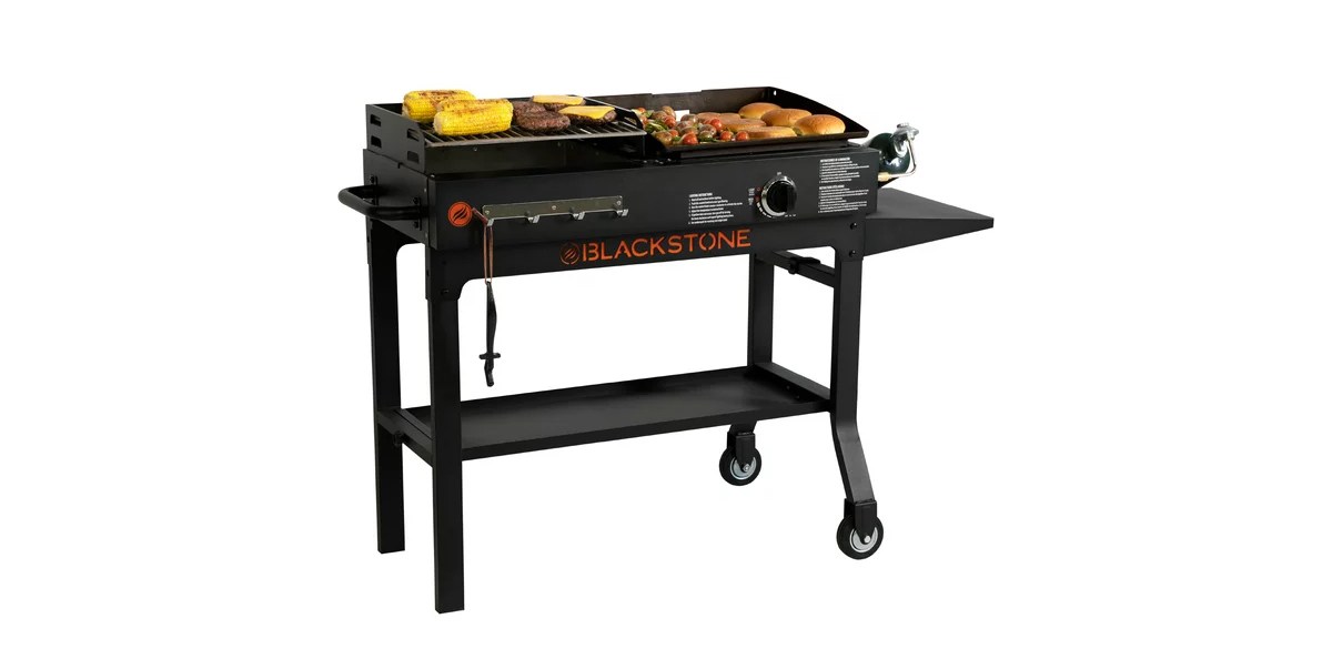 Blackstone Duo Propane Griddle and Charcoal Grill Combo