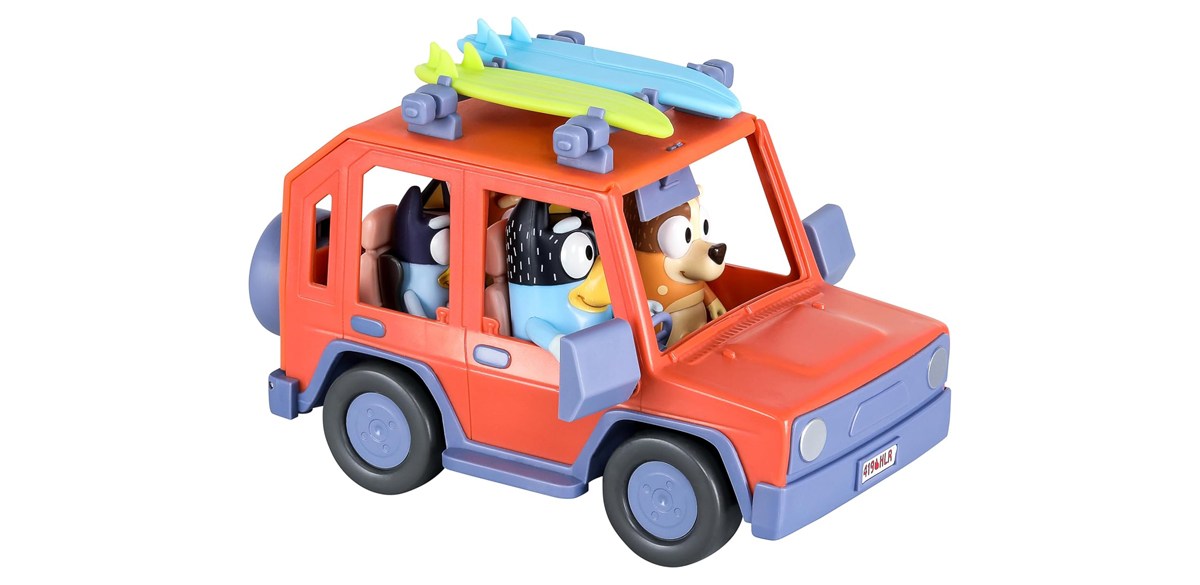 Bluey Heeler Family 4WD Vehicle and 4 Figure Pack