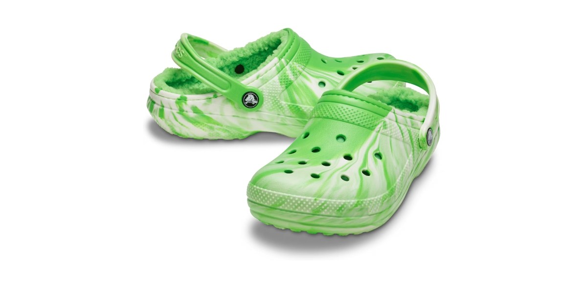 Classic Lined Glow-in-the-Dark Marbled Clog