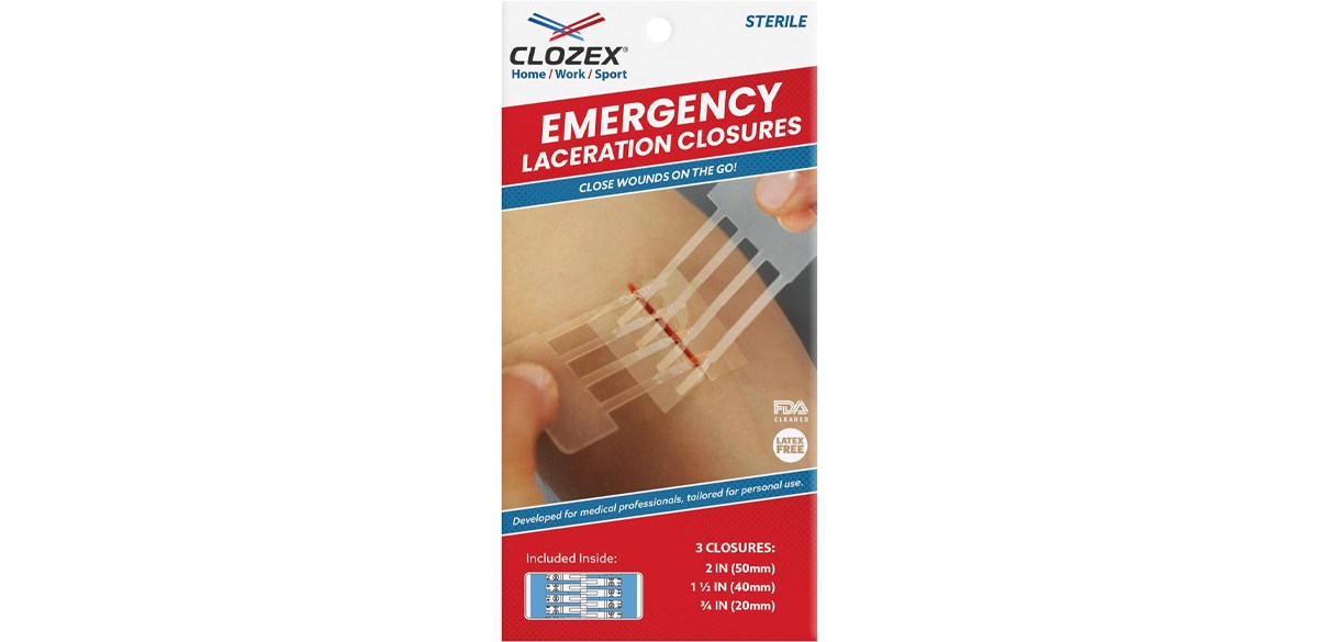 Clozex Emergency Laceration Closures