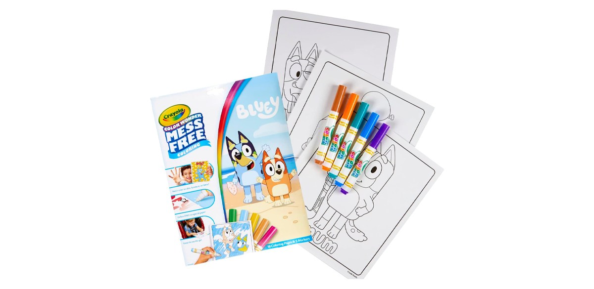 Crayola Bluey Color Wonder Coloring Set