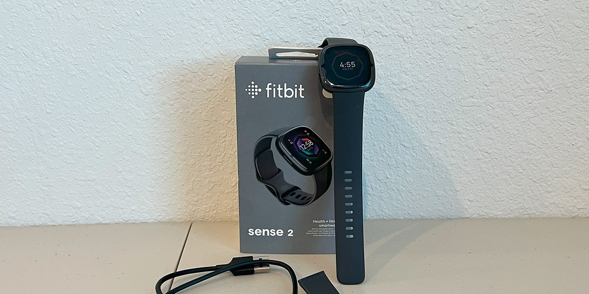 Fitbit Sense 2 on product box