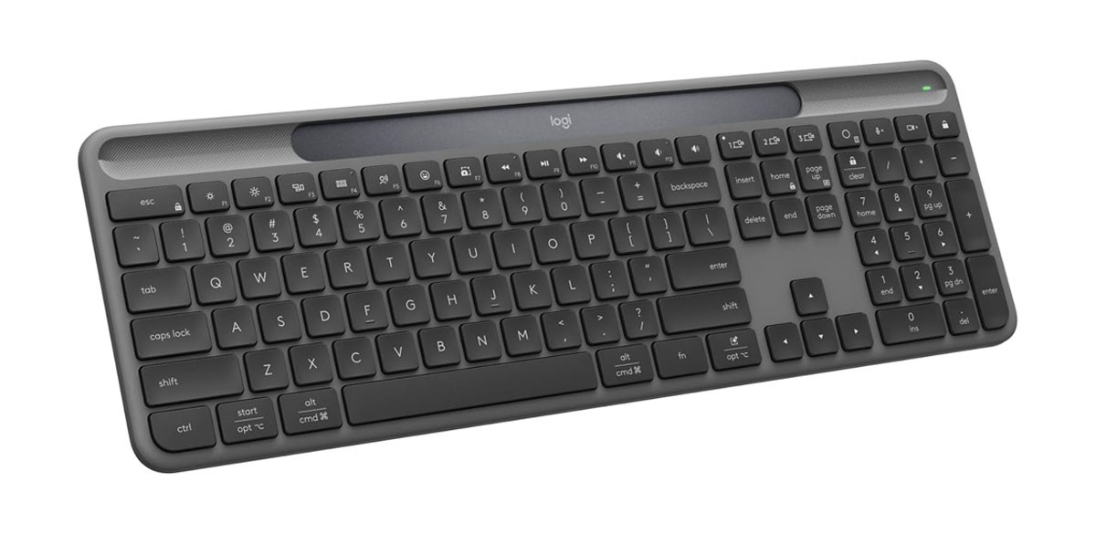 Logitech Signature Slim Solar+ Wireless Bluetooth Keyboard