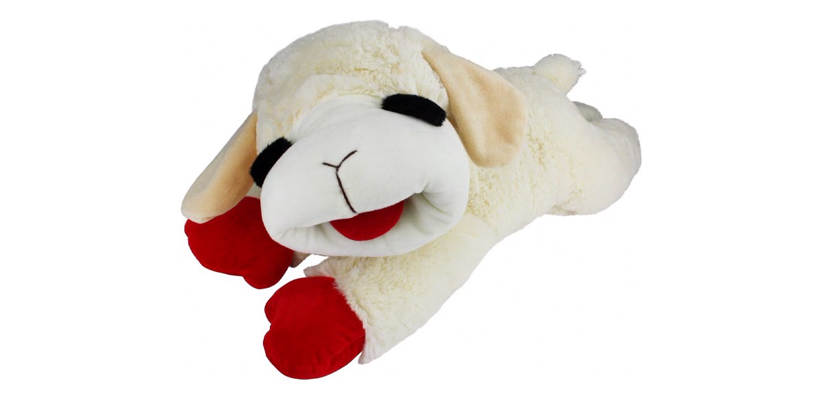 Multipet Lamb Chop Squeaky Plush Dog