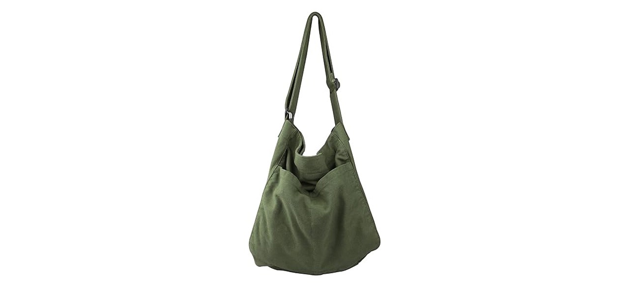 Natinsa canvas crossbody shoulder tote bag