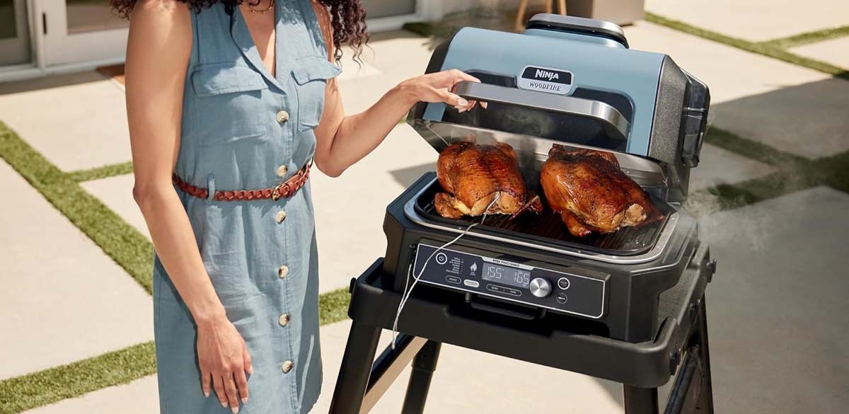 Ninja OG951 Woodfire Pro Connect Premium XL Outdoor Grill & Smoker