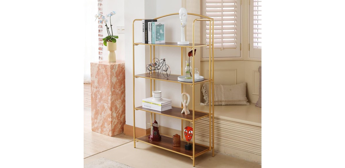 Crofy No Assembly Folding Bookshelf