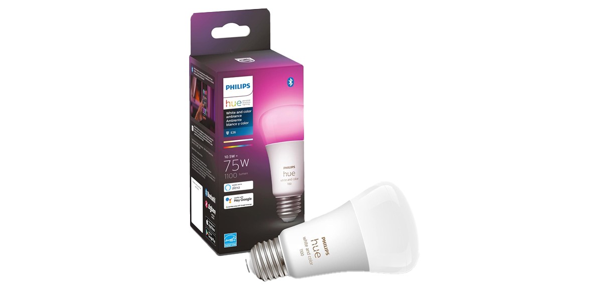 Philips Hue Smart 75W A19 LED Bulb