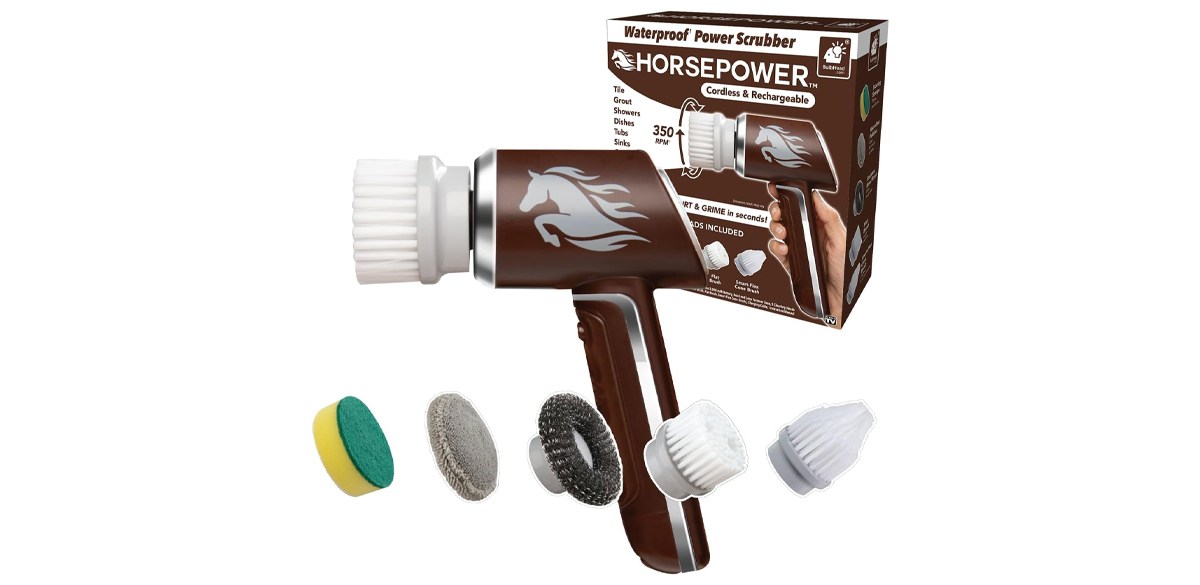 Ruby Horsepower Waterproof Power Scrubber