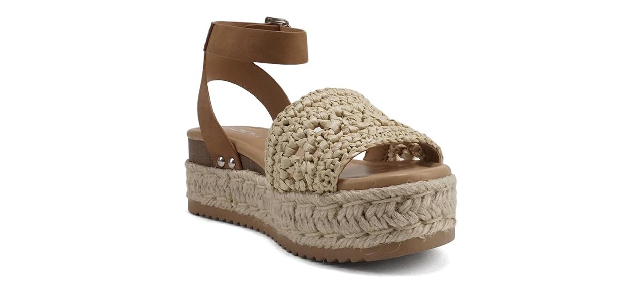 Soda Topic Open-Toe Ankle Strap Espadrilles