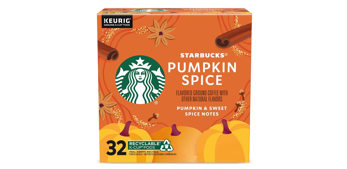 Starbucks K-Cup Coffee Pods Pumpkin Spice