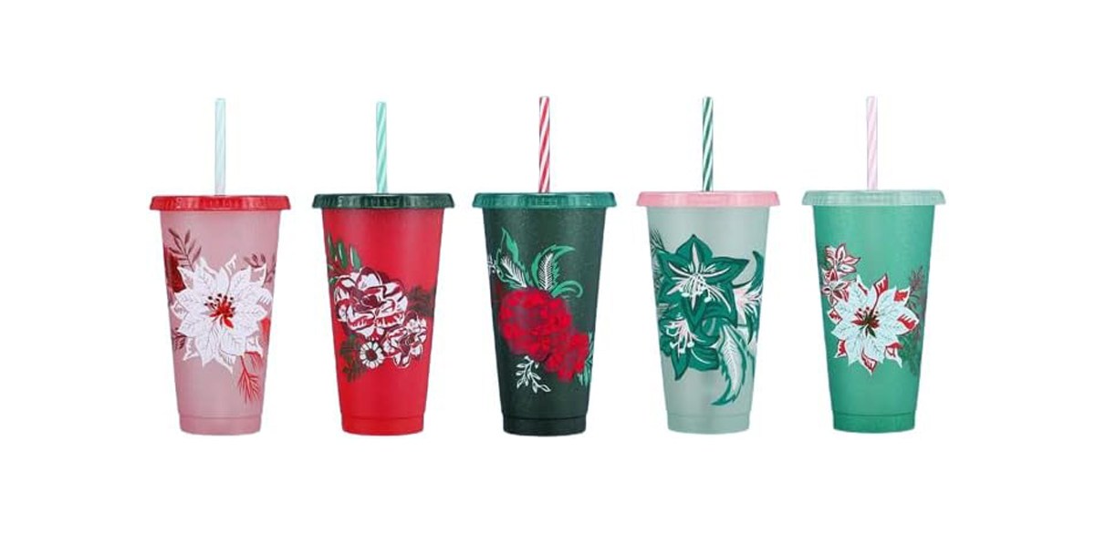 Starbucks Reusable Color-Changing Plastic Hot Cups