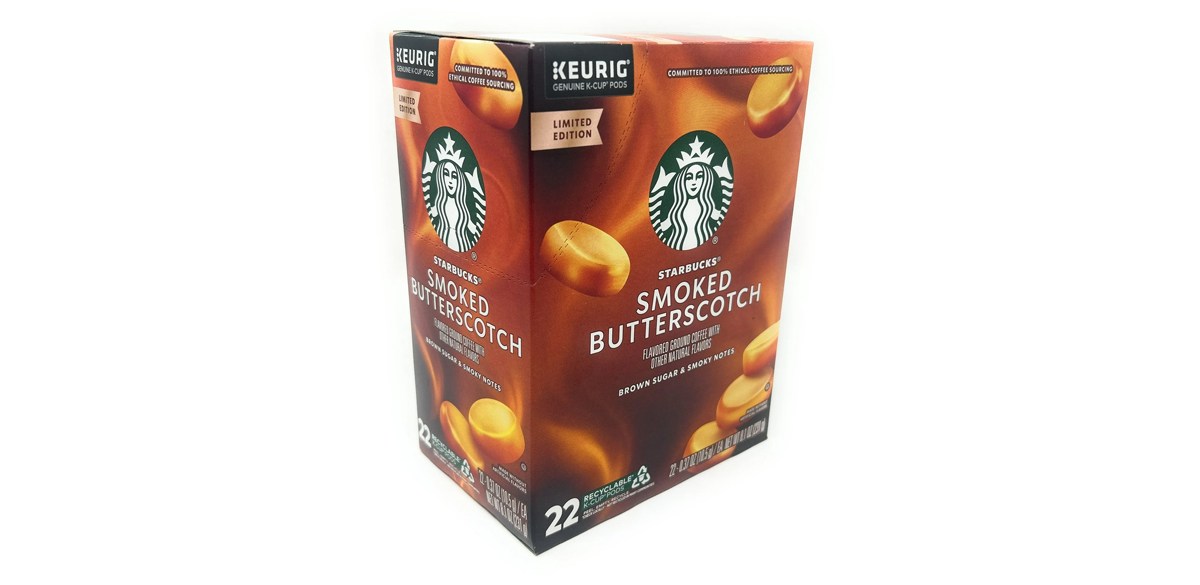 Starbucks Smoked Butterscotch K-Cup Coffee Pods - 22 Count