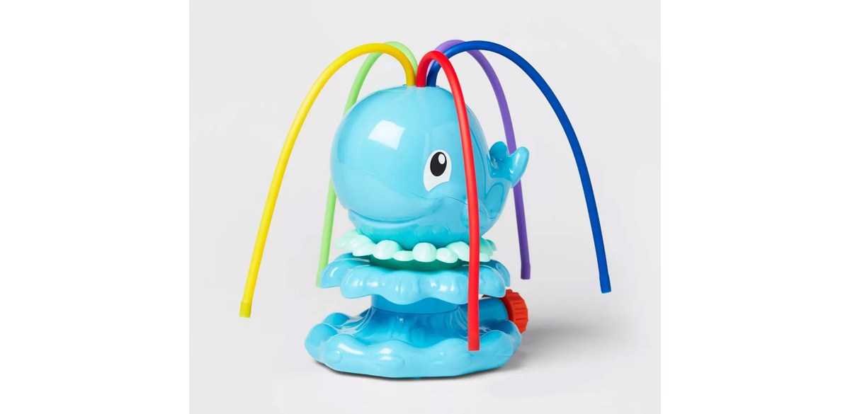 Sun Squad Kids' Whale Wiggle Tube Sprinkler