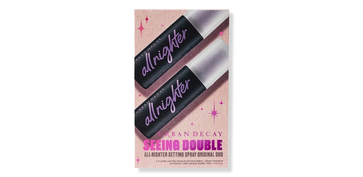 Urban Decay Cosmetics Seeing Double All Nighter Setting Spray Duo Holiday Makeup Gift Set